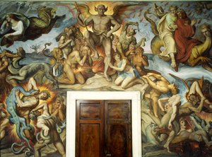 De kwellingen van de hel door Joseph Anton Koch