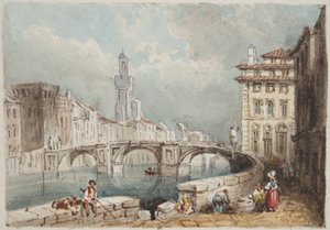 Florence, geplakt in Thomas Moodys Journal of a tour through Switzerland and Italy, 1822 door Joseph Axe Sleap