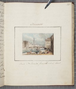 Florence, geplakt in Thomas Moodys Journal of a tour through Switzerland and Italy, 1822