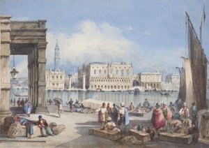 "Venetië", geplakt op de titelpagina van Thomas Moody