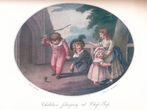 Kinderen die met een Tol Spelen, 1910 door Joseph Barney