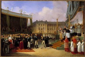Karel X legt de eerste steen van het monument ter nagedachtenis aan Lodewijk XVI op 3 mei