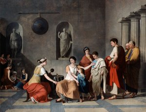 De moeder van de Gracchi, c1780