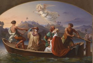 De drie wijzen op weg naar Bethlehem