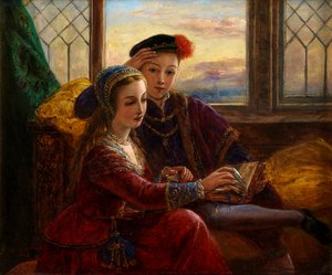 Edward VI en Lady Jane Grey door Joseph Bouvier