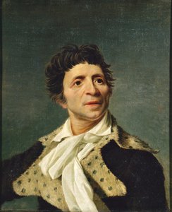 Frans: Portrait de Jean-Paul Marat (1743-1793), homme politique door Joseph Boze