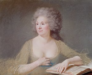 Portret van Madame Boze door Joseph Boze