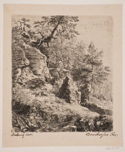 Rotslandschap door Joseph Brecheisen