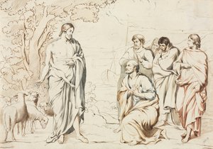 Christus en zijn discipelen door Joseph Brett