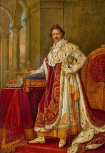 Koning Ludwig I van Beieren in kroningsornament
