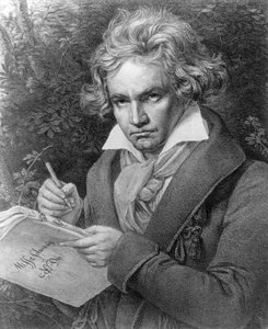Ludwig van Beethoven componeert zijn 