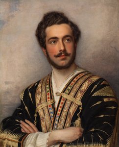 Portret van prins Grigory Grigorievich Gagarin 1810-1893, 1837-1839 door Joseph Carl Stieler