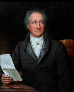 Portret van de auteur Johann Wolfgang von Goethe 1749-1832, 1828