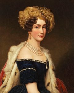 Prinses Augusta van Beieren (1788-1851), Hertogin van Leuchtenberg, c. 1825 door Joseph Carl Stieler