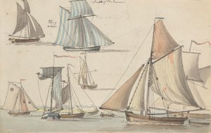 Hertog van Richmond: Sloepen, Schoeners, Roeiboten door Joseph Cartwright