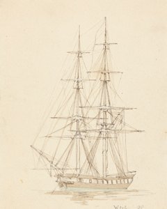 Enkele Hermafrodiete Brig, Boeg Vooruit