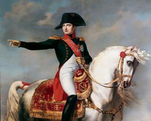 Napoleon op het slagveld van Wagram (detail)