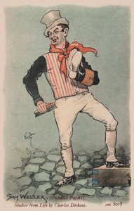 Sam Weller, Pickwick Papers door Joseph Clayton  Clarke