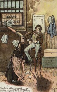 Scène uit The Old Curiosity Shop, door Charles Dickens