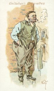 Aanbidders van de tabak nr. 7 door Joseph Clayton (1856 1937) Clarke