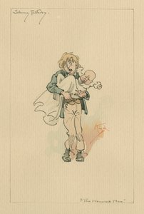 Johnny Tellerby - De Geplaagde Man en de Deal met de Geest, ca.1920s door Joseph Clayton Clarke