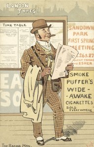 Londense types, de race-man