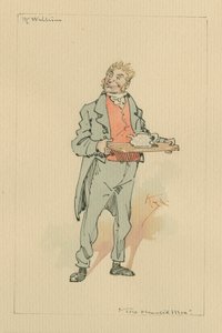 Mijnheer William - De spookman en de overeenkomst met de geest, ca. 1920s door Joseph Clayton Clarke