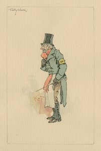 Trotty Veck - De Klokken, ca.1920s door Joseph Clayton Clarke