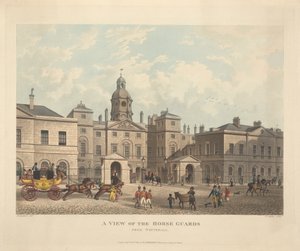 Een Uitzicht op Horse Guards vanaf Whitehall