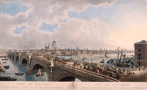 City of London vanuit het zuiden, 1802