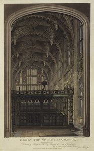 Henry VII-kapel, Westminster Abbey, Londen door Joseph Constantine Stadler