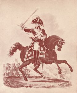 Officier, 2e Regiment Life Guards Waterloo Periode, 1812-1815 1909 door Joseph Constantine Stadler