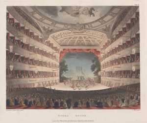 Opera House, 1 maart 1809 door Joseph Constantine Stadler