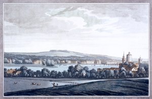 De rivier de Theems bij Battersea, Londen door Joseph Constantine Stadler