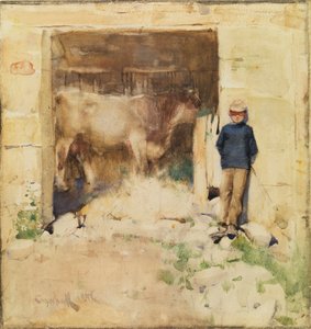 De stal door Joseph Crawhall