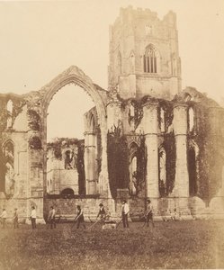 Fountains Abbey. Oostraam en Toren, 1850s door Joseph Cundall