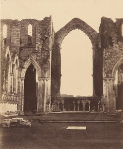 Fountains Abbey. De kapel van de negen altaren, interieur door Joseph Cundall