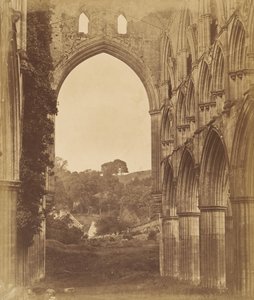 Rievaulx Abbey. Interieur van het Koor door Joseph Cundall