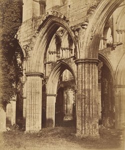 Rievaulx Abbey. Kijken over het koor door Joseph Cundall