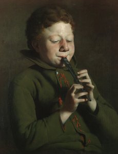 Het genie, 1885 door Joseph Decker