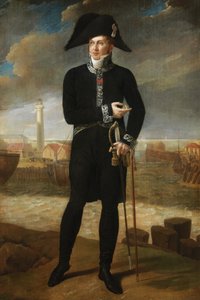 Portret van Bernard-François, markies de Chauvelin door Joseph Denis Odevaere