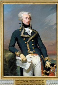 Portret van Gilbert du Motier, Markies de Lafayette (1792) door Joseph Desire Court
