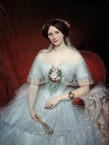 Portret van Madame Pouchet, vrouw van dokter Archimede Pouchet