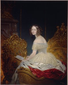 Prinses Marie Charlotte Frederique de Wurtemberg (1807-1873), Groothertogin Helene van Rusland door Joseph Desire Court