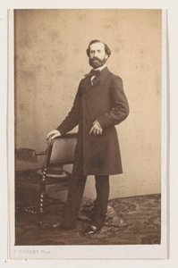 Portret van de schilder Joseph Bellemans, ten voeten uit door Joseph Dupont