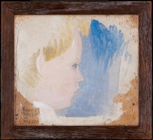 Hoofd van een jongen door Joseph Edward Southall