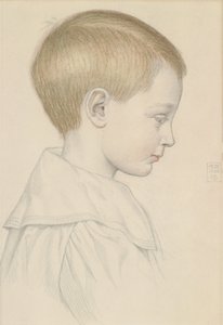 Schets van een jongenshoofd, 1906 door Joseph Edward Southall