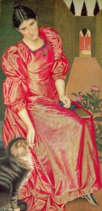 De omsloten tuin, 1898 door Joseph Edward Southall