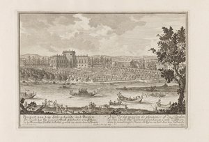 Het Palais Althan in Wenen door Joseph Emanuel Fischer von Erlach