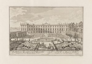 Het Palais Trautson in Wenen, 1719